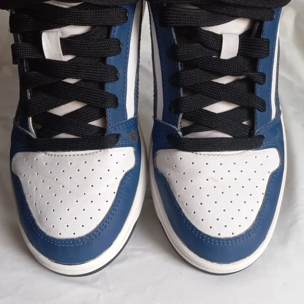Puma 6 Mens White and Blue
